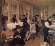 Edgar Degas Cotton trade USA oil painting artist